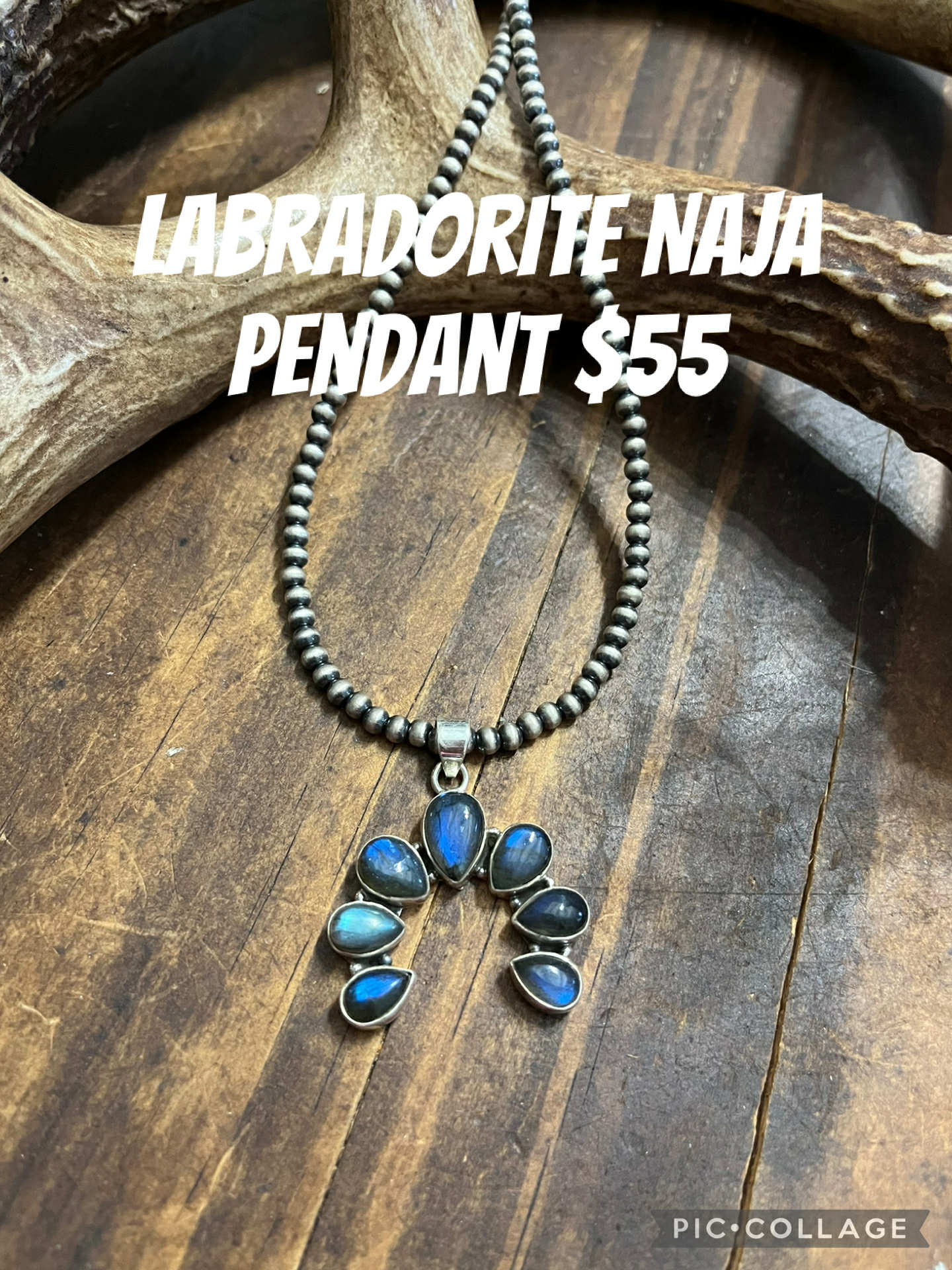 Labradorite Naja Pendant