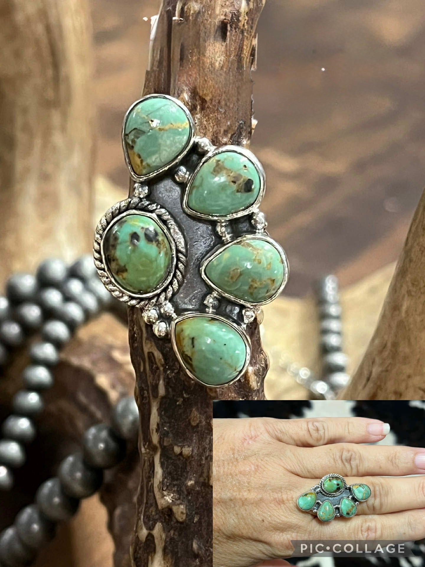 Blackjack Cluster Ring