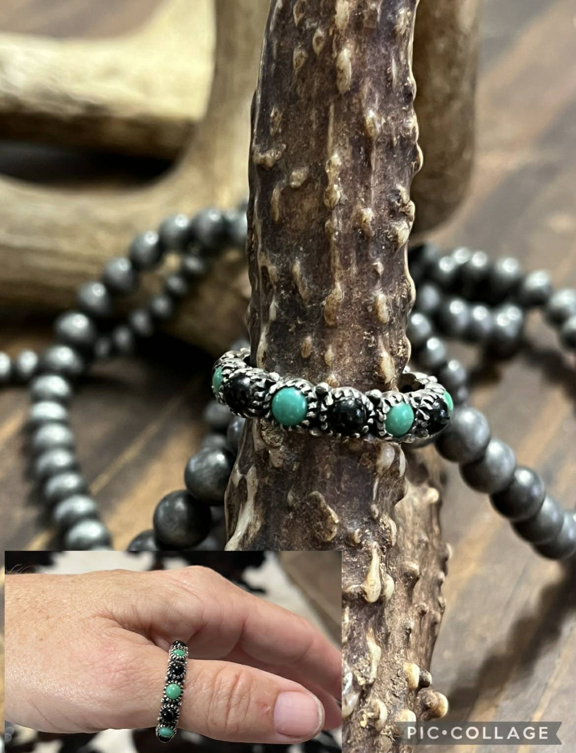 Turquoise/Black Onyx Band