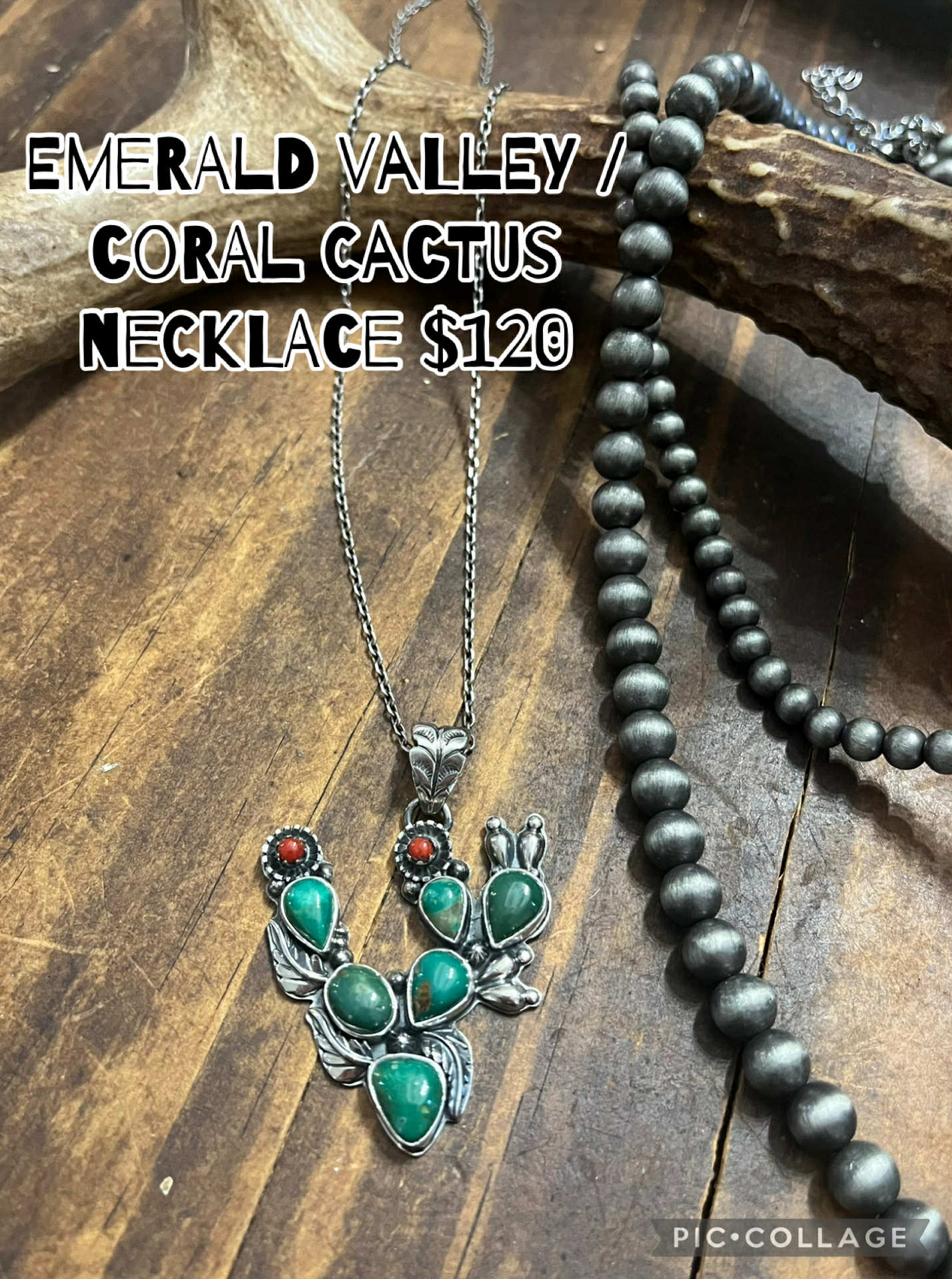 Emerald Valley Coral Necklace