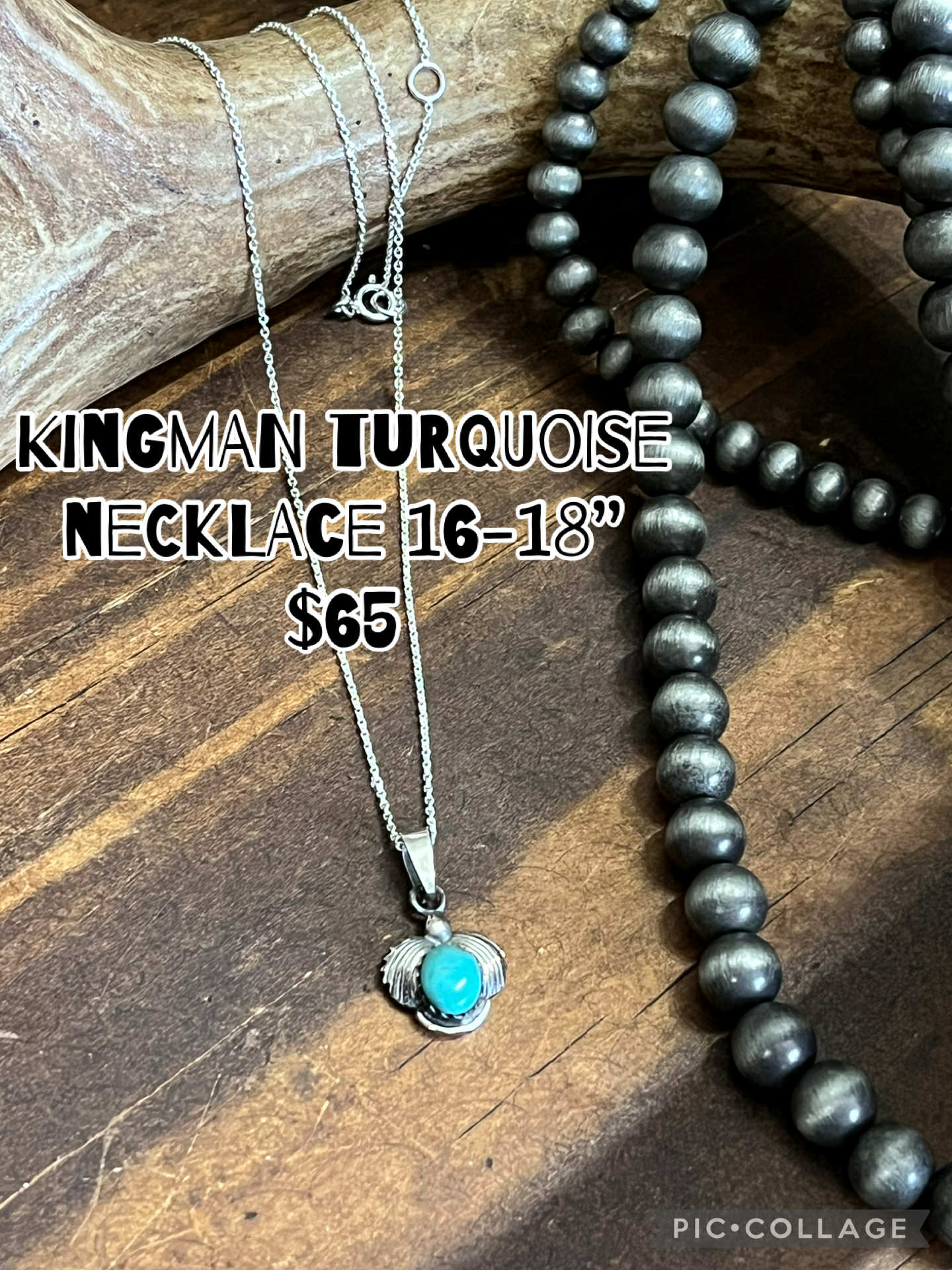 Kingman turquoise Necklace