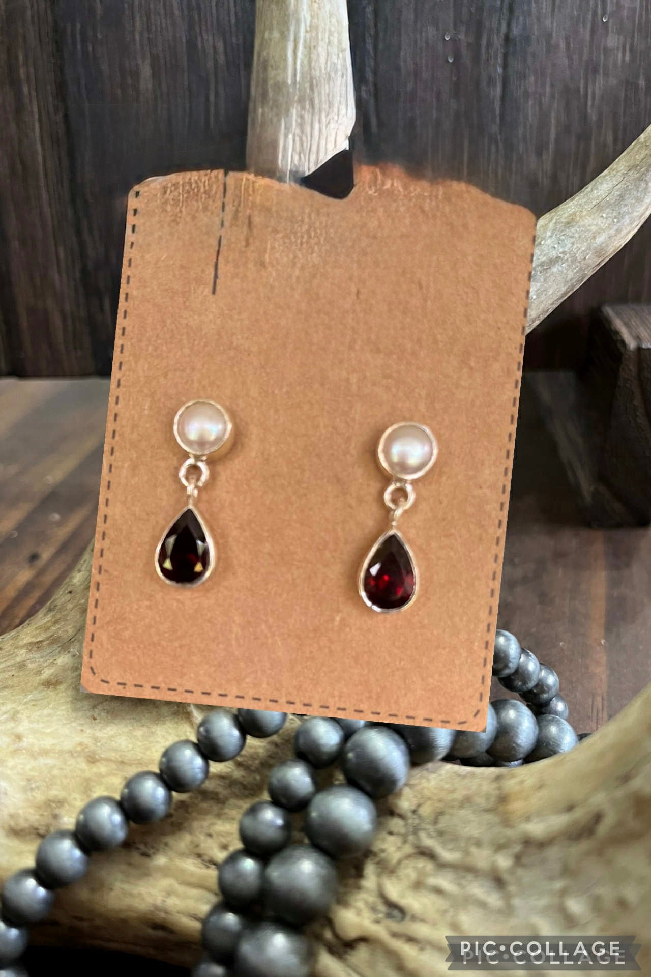 Garnet Earrings