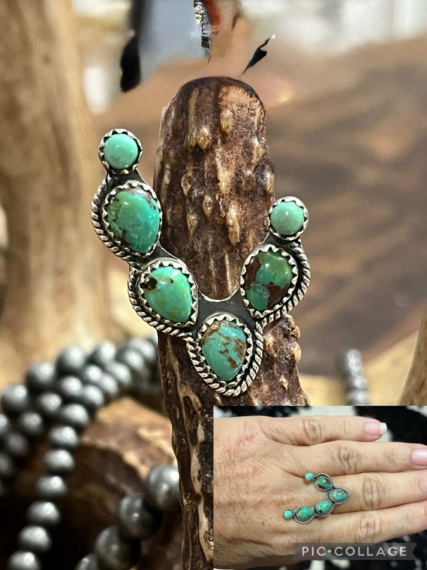 Blackjack Cactus Ring