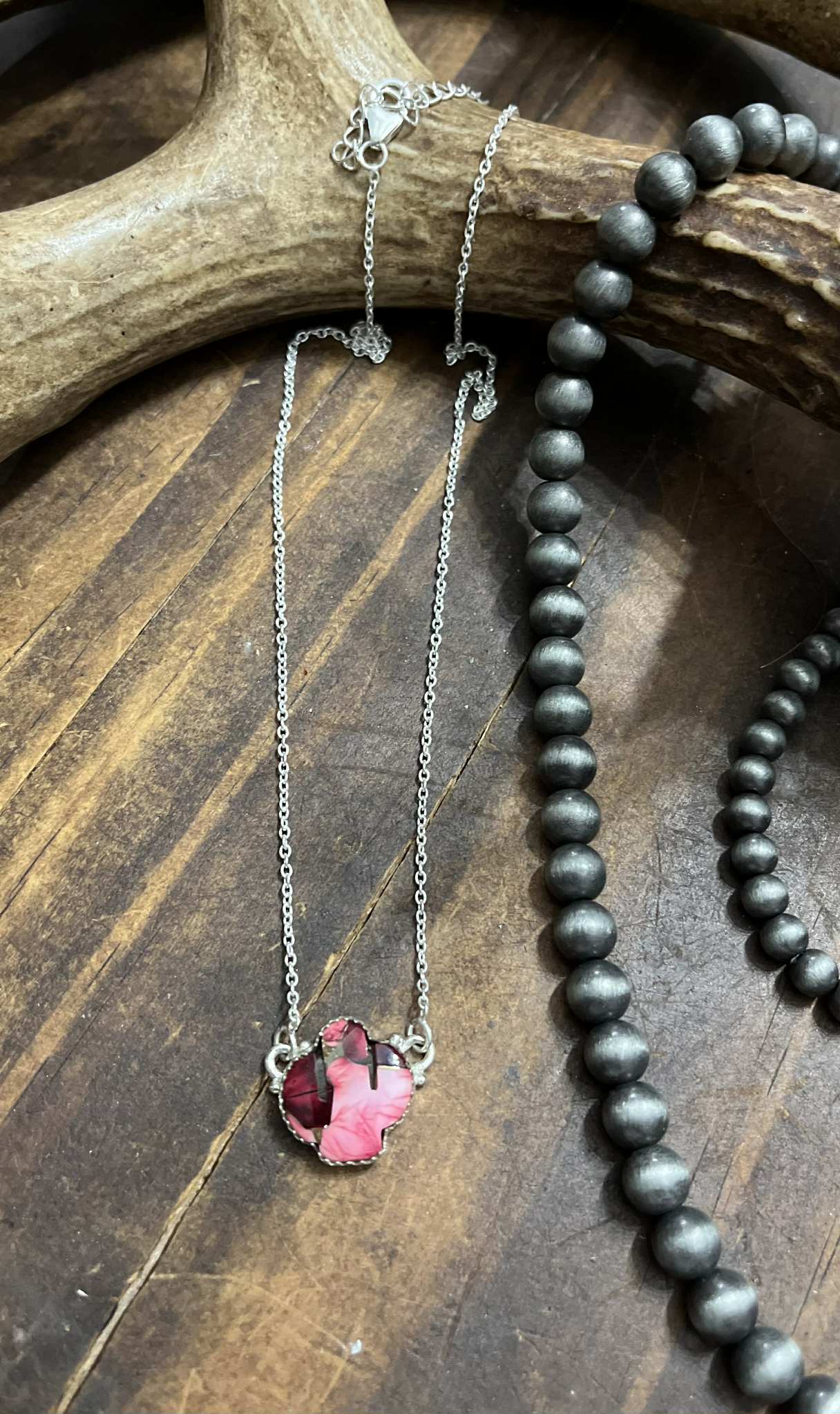 Rose Dahlia Necklace