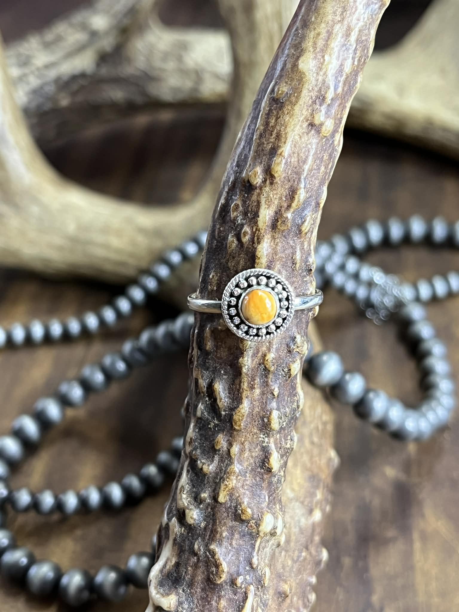 Orange Mojave ring