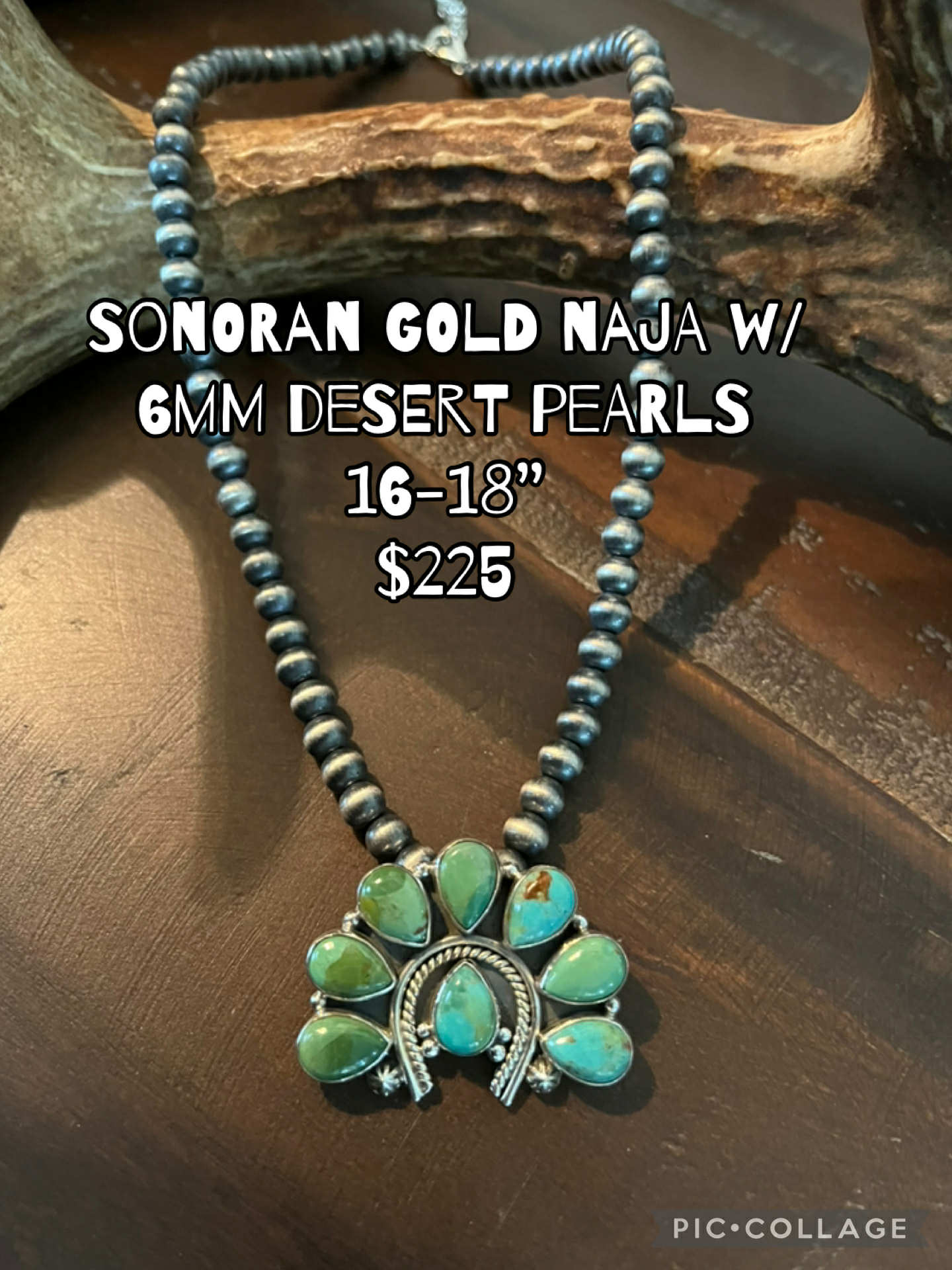 Sonoran Gold Naja Desert Pearls Necklace