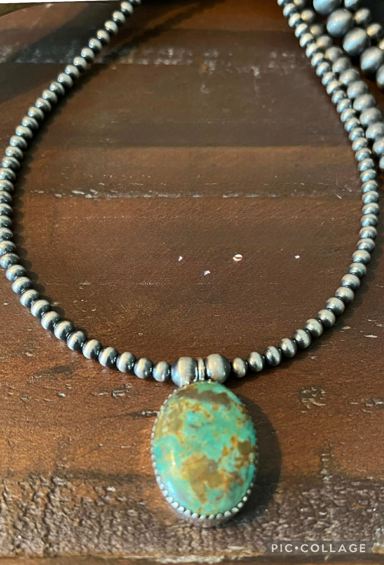 Royston Turquoise Desert Pearls Necklace