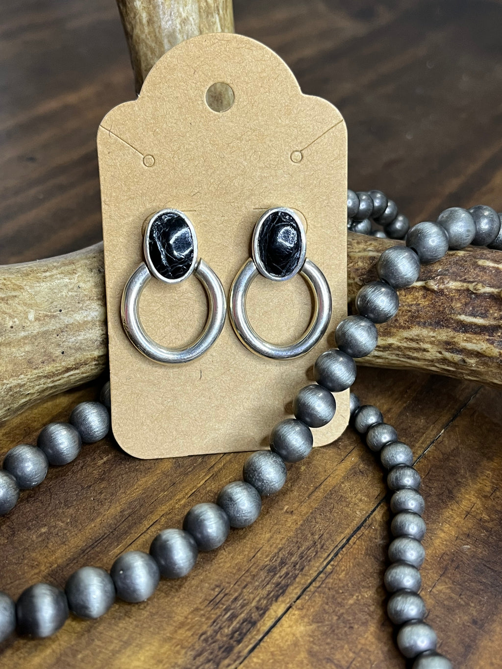 Black Onyx Earrings