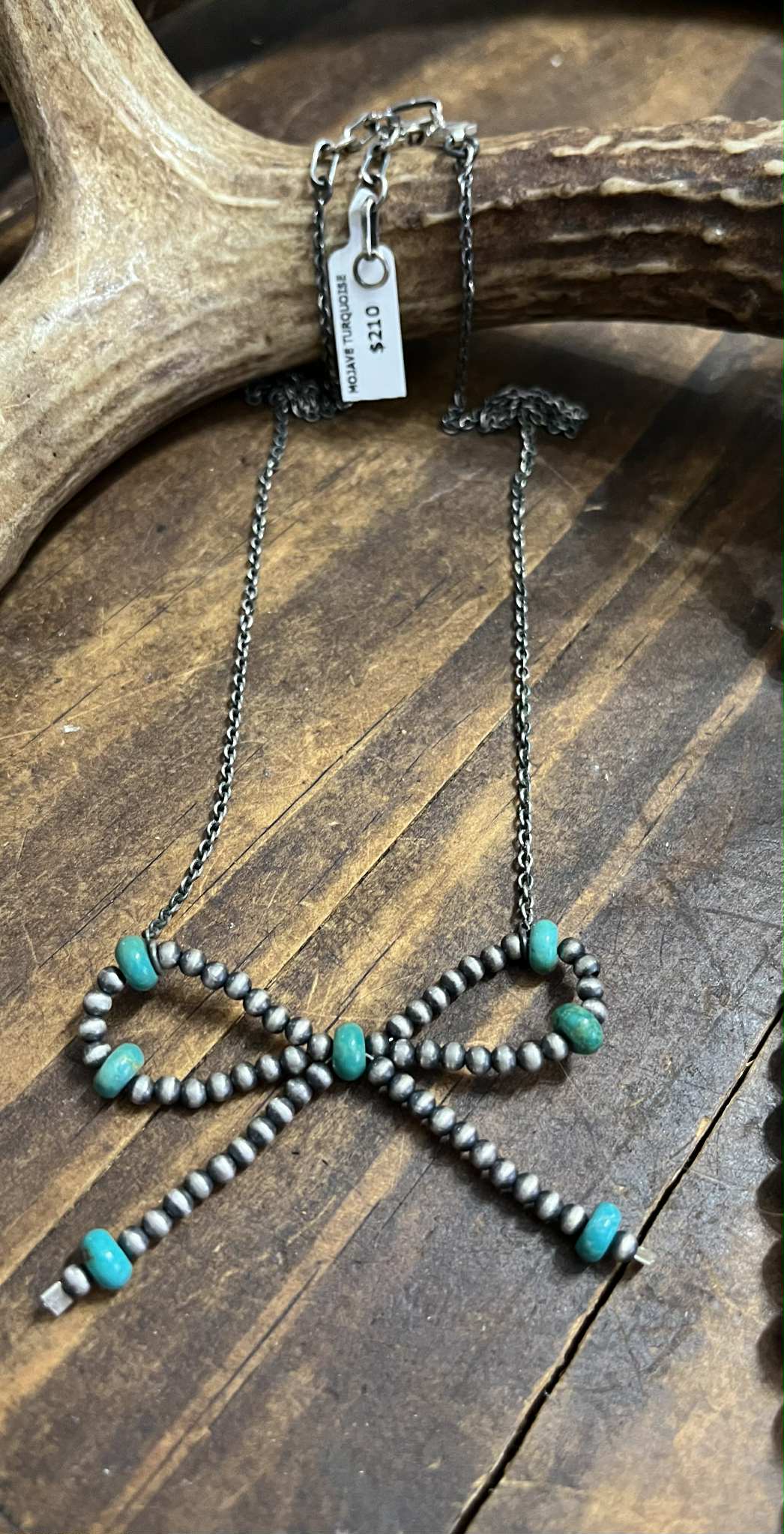 Desert Pearls/Mohave Bow Necklace