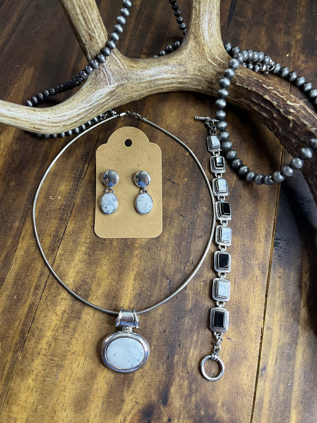 White Buffalo Choker Necklace