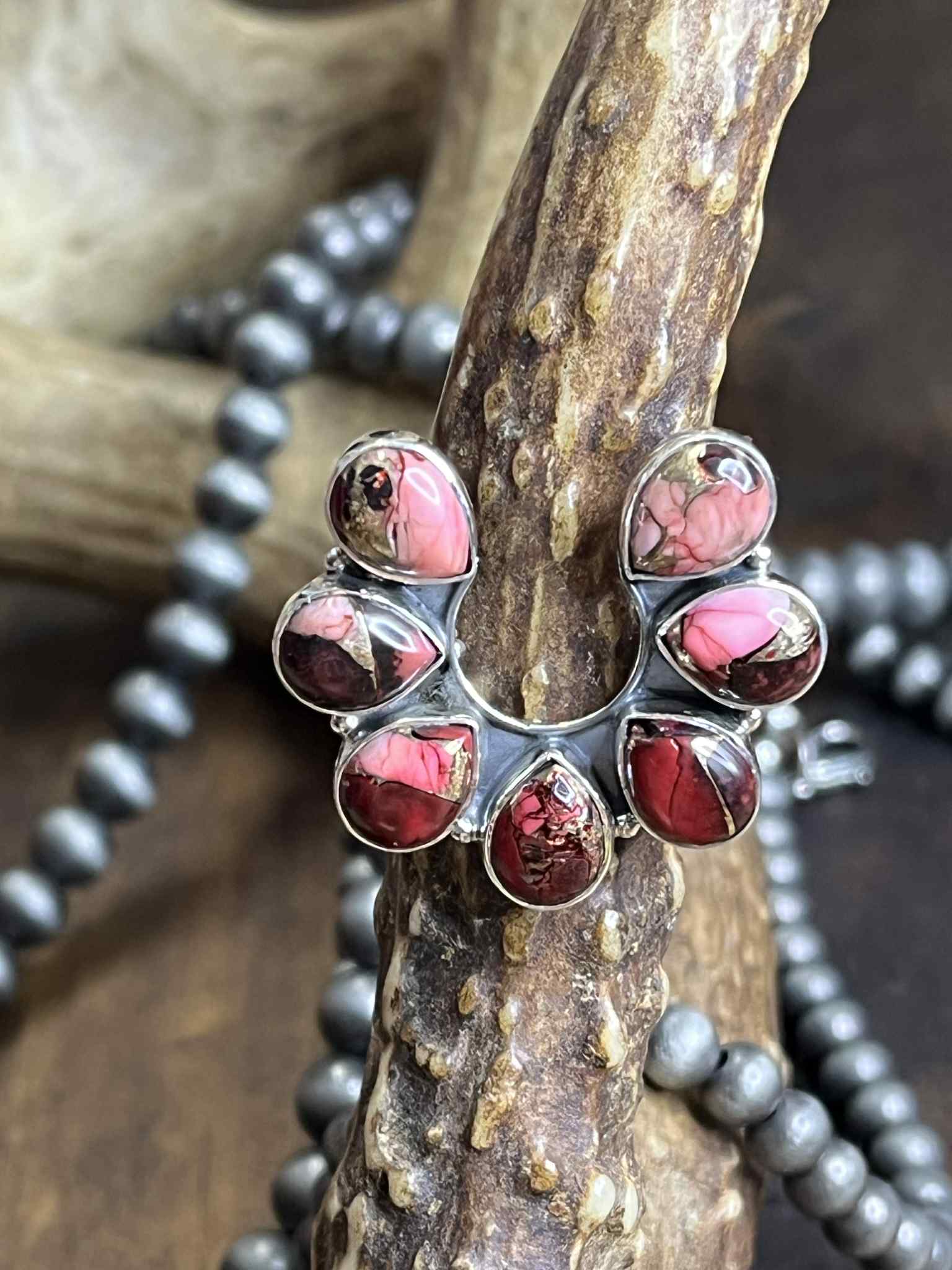 Rose Dahlia Ring