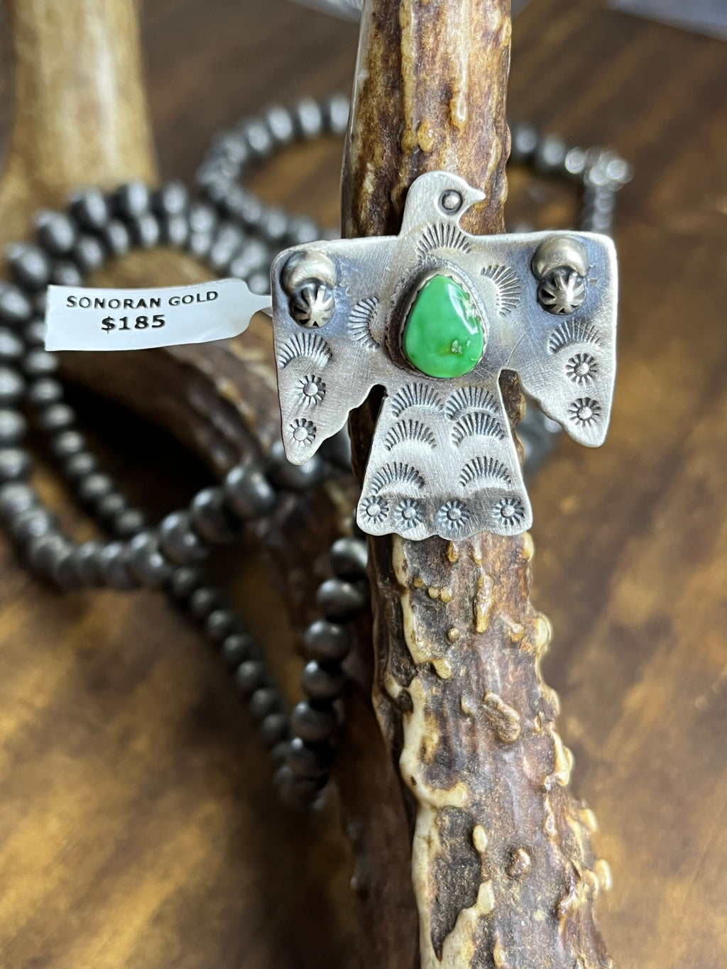 Sonoran Gold Thunderbird Ring..Adjustable