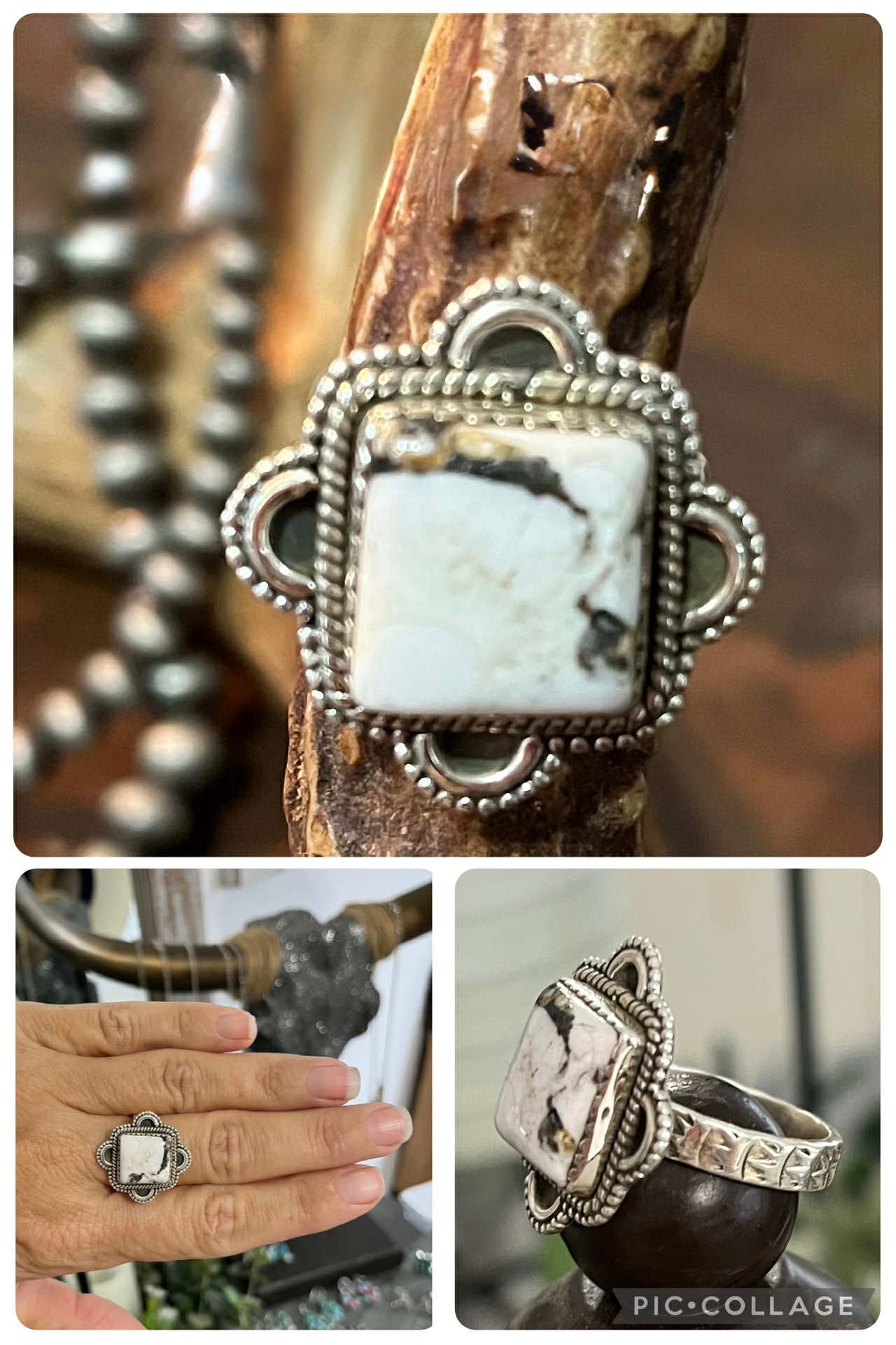 White Buffalo Ring