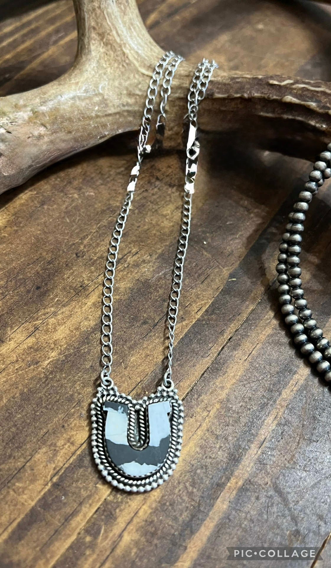 White buffalo Necklace