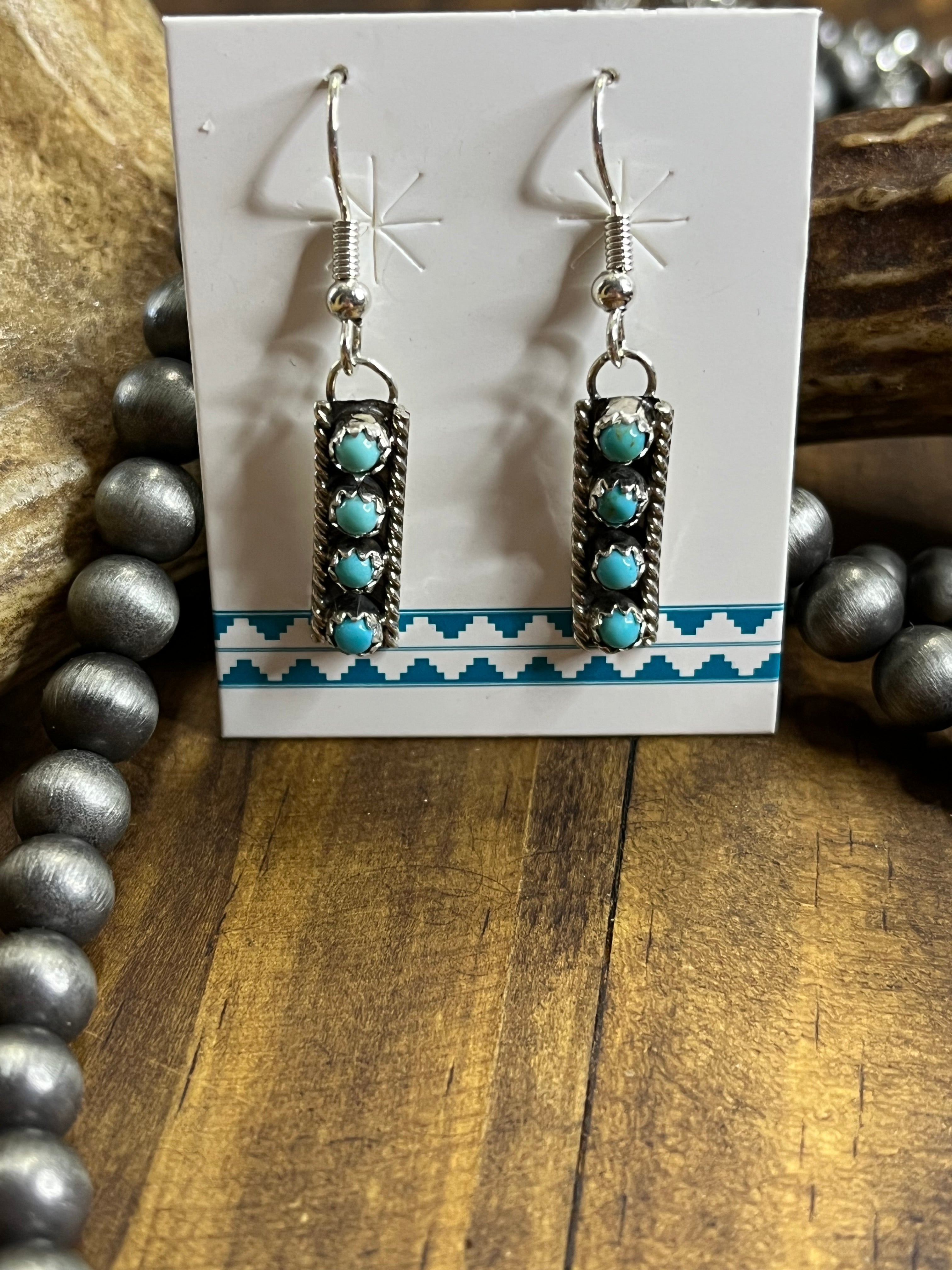 Navajo Turquoise Earrings